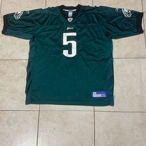 Vintage Reebok On Field Green Football Jersey McNabb Eagles Size 52